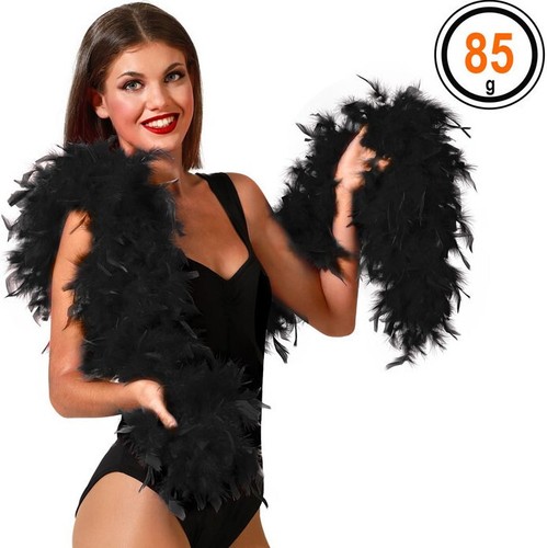 Boa plumes noir 85g - boa,