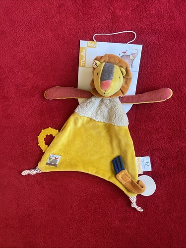Doudou plat lion jaune - 🇫🇷doudou,