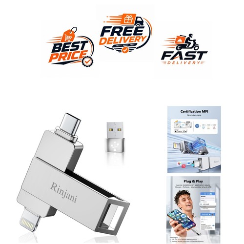 Clé usb 512 rinjani en - clé,