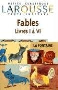 Fables choisies, livres I à