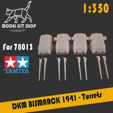1:350 - DKM Bismarck - Turrets
