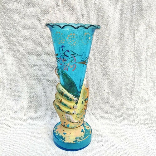 Vintage fleur vase verre - vintage,