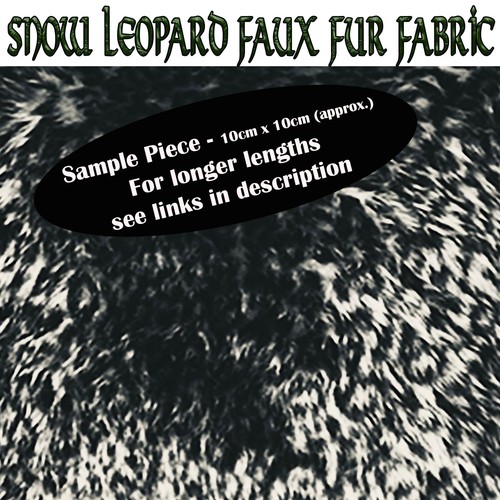 Neige léopard moelleux faux - léopard,