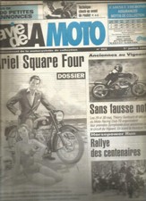 LA VIE DE LA MOTO N°252 PEUG. 125 AVT-APRES / ARIEL 4 CYL. / CACHE LAT. 750 HOND