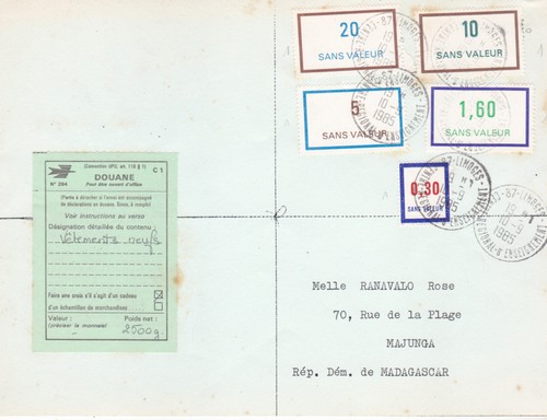 France timbres fictifs - , sur