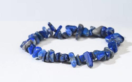 Bracelet perles lapis - bracelet,