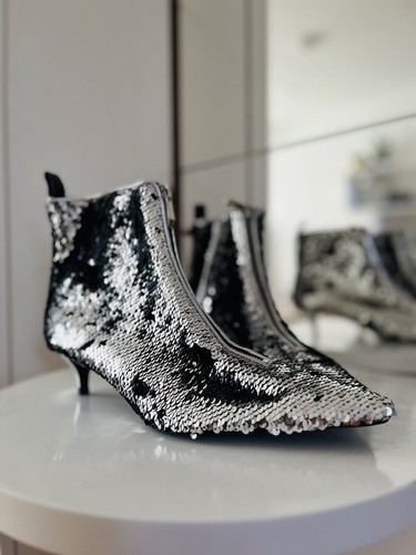 Zara bottines talon - talon, chaton