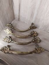 Série de 4 POIGNÉES  Art Nouveau en BRONZE Ameublement , Décoration Ancien