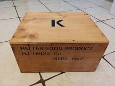 Caisse style US WW2 : RATION K