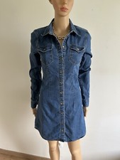 Robe bleue en jean à manches longues Only taille S jamais portée 