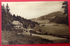 39 ,jura , cpa , lamoura , la navette , colonie solvay