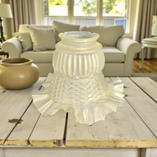 Ancienne Tulipe de Lampe en