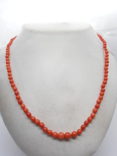 Collier corail rouge - corail,