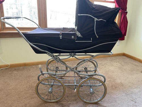 Silver cross pram with canopy - pram, canopy-
