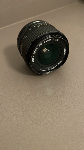 Objectif canon 24mm - fd, f2.8