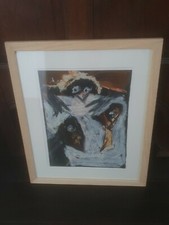 ACRYLIQUE/GOUACHE  signe MICHEL CHAPUIS 90 cote benezit 