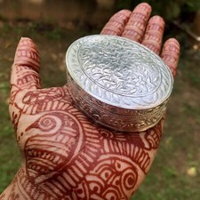 Boîte à bijoux ovale en