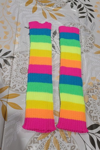 Guêtres arc ciel fluo - arc-en-ciel,