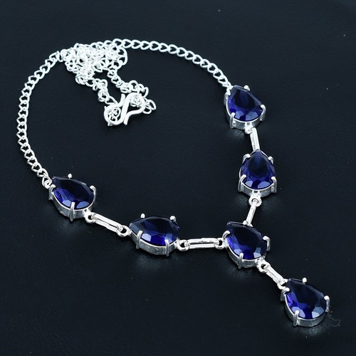 Collier solitaire argent