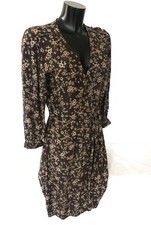 Belle Robe SWILDENS, portefeuille, kaki beige, Taille 38, TBE