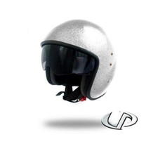 Casque jet UP pour Homme / Femme UP Taille XXL Smart glitter white / 62-63cm
