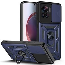 Coque antichoc magnétique bleue pour Motorola Moto Edge 50 Pro 5G