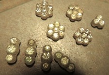 STRASS à COUDRE anciens ÉPOQUE ART DÉCO sur monture VERRE MOULE transparent