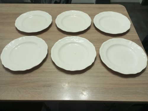 Anciennes assiettes plates - anciennes,