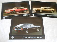 Brochures Lancia éditions françaises Coupe 1300 2000LE H.P Executive Volumex 1970/80