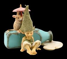 Pixie Kobold Figurine - Pour Beaucoup Lait Geklaut - Fantaisie Fée Gnome Elfe