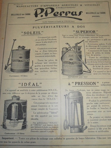 Catalogue pulvérisateur non - pulvérisateur,