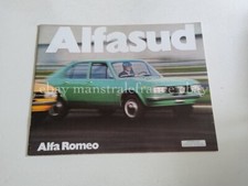 Alfa Romeo Alfasud brochure english text 24 pages