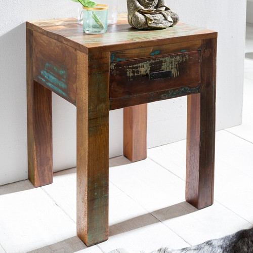 Finebuy table chevet bois - chevet,