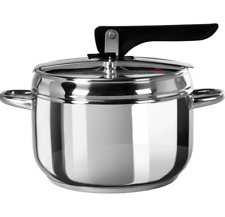 Autocuiseur En Acier Inoxydable 5 Litres 22Cm Pour Plaque À Induction Fond 4Mm