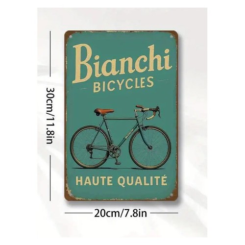 Plaque murale métal bianchi - plaque, "bianchi