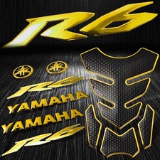 4PCs Chromed Gold Fuel Tank