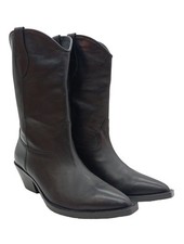 ASH Boots western Dames Botte haute T EU 40 brun style décontracté