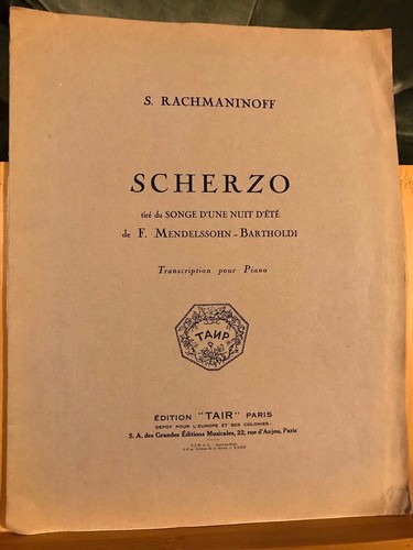 Mendelssohn scherzo songe nuit - scherzo,