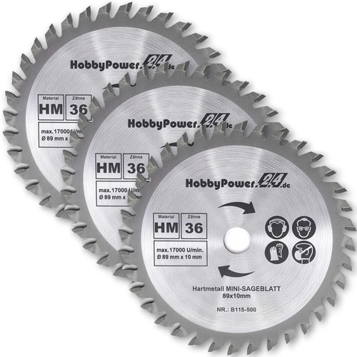 Mini lame scie - 3x,