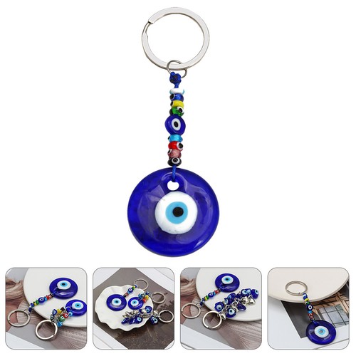 Porte clés yeux bleus - yeux,