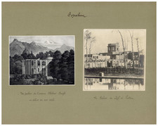 Persia, Palais de l'avenue Chebar Bagh au debut du XIXe et le Palais de Zil