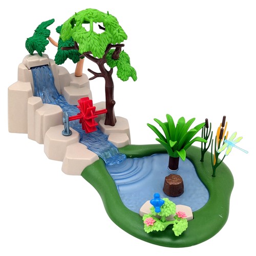 Playmobil base avec rivière