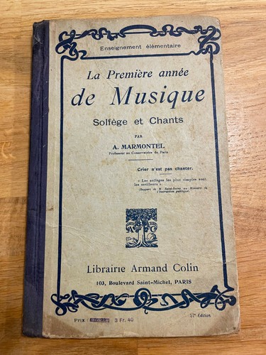 Première année musique - première,