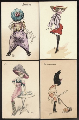 Mode cartes postales - 4,