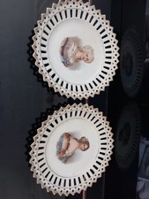 Assiettes Porcelaine De SAXE.