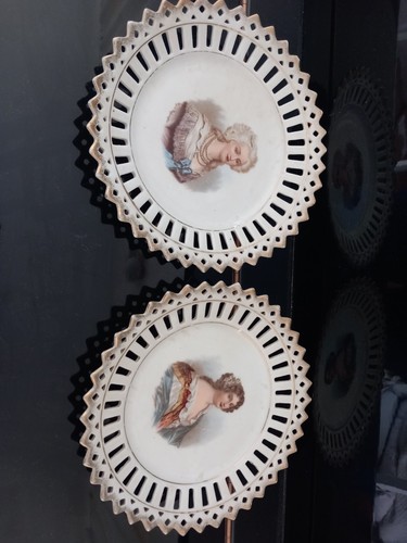Assiettes porcelaine saxe - assiettes, de