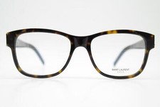 Lunettes Saint Laurent SL M132 Marron Argent Ovales Monture De Lunettes Neuves