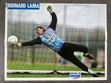 POSTER BERNARD LAMA ONZE MONDIAL  ⚽️  PARIS ST GERMAIN 1993 / 1994  PSG ??