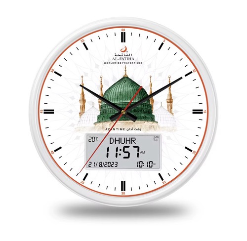 Azan led prayer wall - prayer, clock