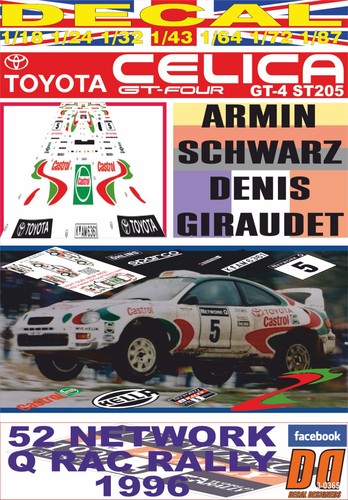 Decal toyota celica st205 - decal,